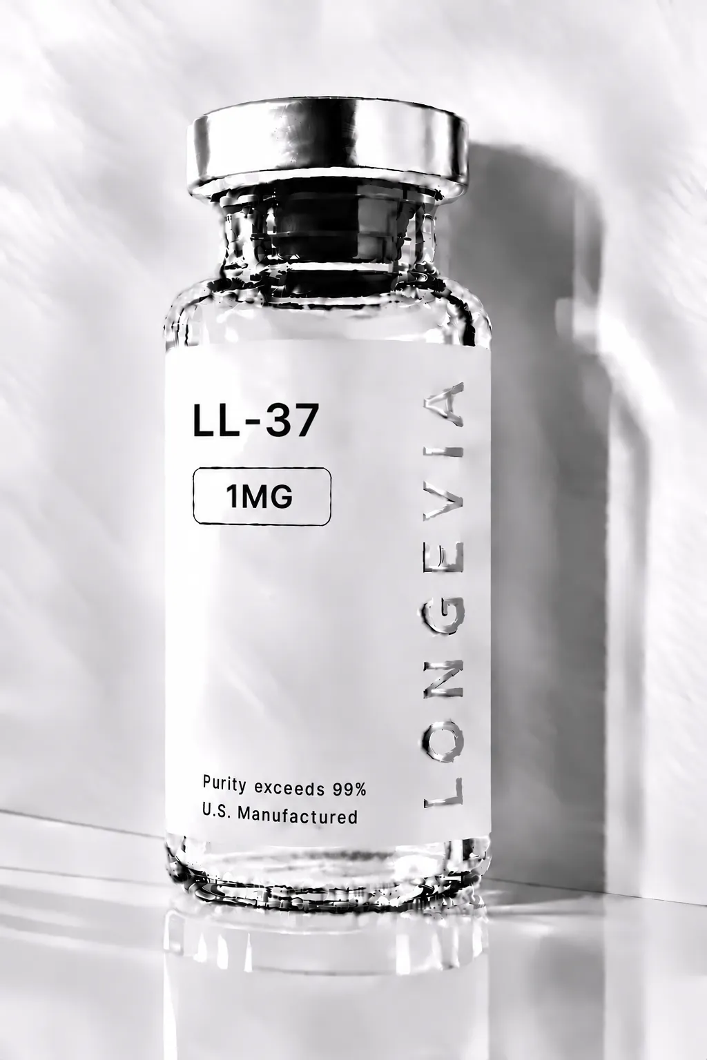LL-37 research peptide vial